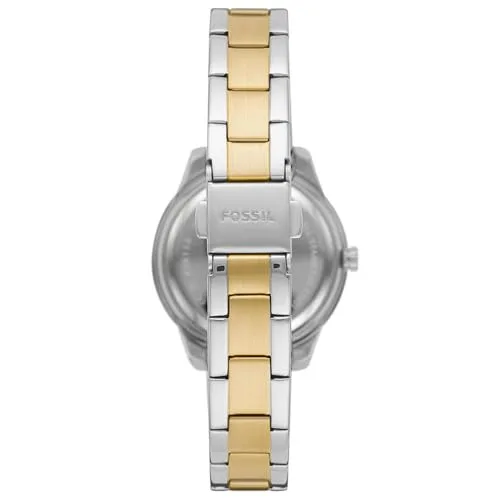 Fossil ▫️ Relógio Stella para mulher, movimento de quartzo com bracelete em aço ou pele 3