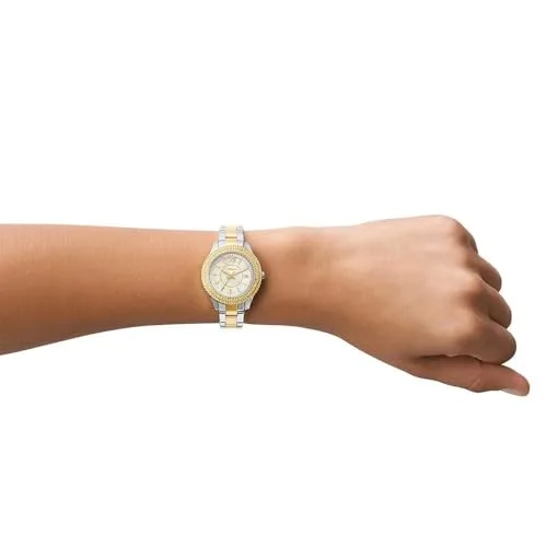 Fossil ▫️ Relógio Stella para mulher, movimento de quartzo com bracelete em aço ou pele 4