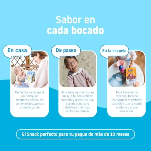 Smileat ▫️ Bolachas de Espelta e Fruta para Crianças a partir dos 10 meses, Unidade (220 g) 5