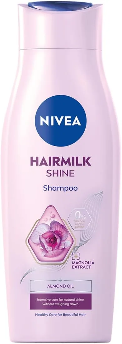 NIVEA ▫️ Milky Shine Champô Trigger com Leite para um Brilho Natural do Cabelo 400 ml