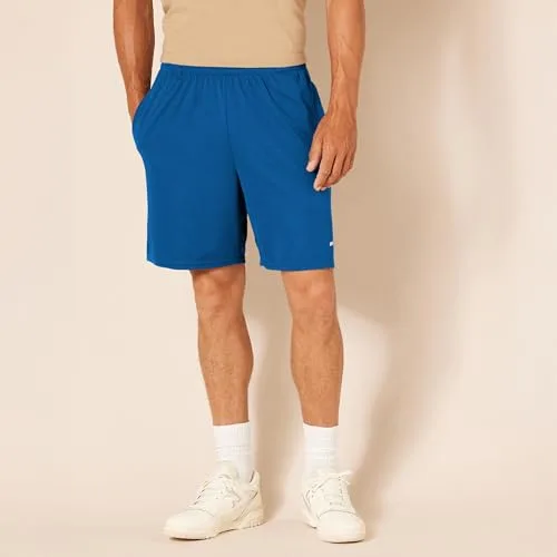 Amazon Essentials ▫️ Calções Desportivos de Basquetebol, Largos, Cintura Elástica, Respiráveis, Absorventes de Humidade para Homem, Conjunto de 2 3