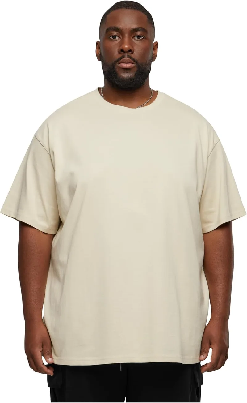 Urban Classics ▫️ Camisola de manga curta para homem, camisola grossa de cor sólida para homem, estilo oversized, disponível em várias cores, tamanhos do S ao 5XL