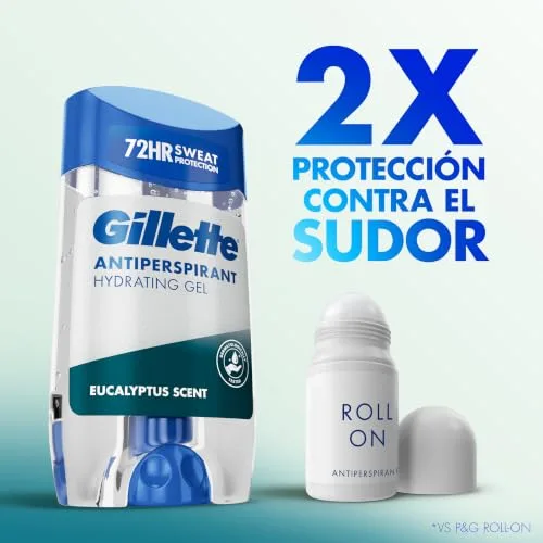 Gillette ▫️ Clear Gel Eucalipto Antitranspirante e Desodorizante para Homem 6x70 ml 5