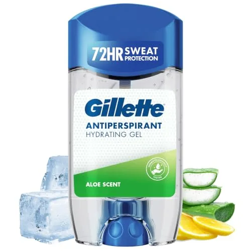 Gillette ▫️ Clear Gel Aloe Antitranspirante e Desodorizante para Homem 6x70 ml 2