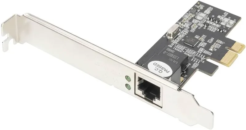 DIGITUS ▫️ Placa de rede Ethernet de 2,5 Gigabit - 2500/1000/100/10 Mbps - PCI Express