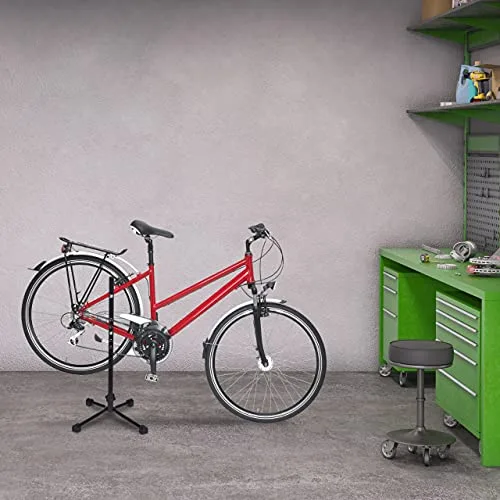 Relaxdays ▫️ Suporte de parede para bicicletas, dobrável, ajustável, até 25 kg, suporte para bicicletas na garagem ou na cave, preto e prateado, ferro, 63,5 x 32 x 35 cm 2