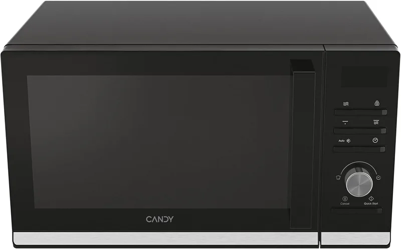CANDY ▫️ Moderna CMGA25TNDB, Micro-ondas com grelhador, 25L, 1400W, 6 níveis de potência, digital, 8 funções, bloqueio de segurança, prato de 27CM, grelhador, auto-limpeza, App hOn, preto