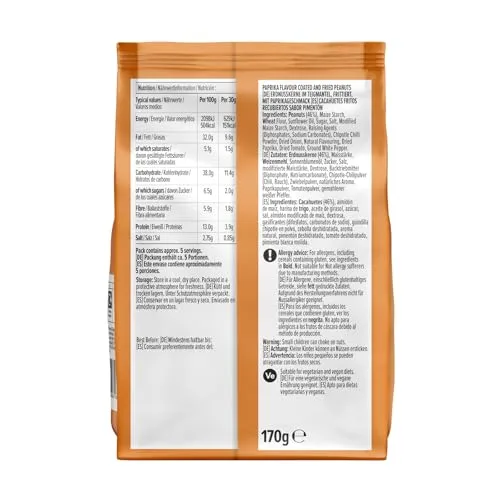 by Amazon ▫️ da Amazon: Amendoins Revestidos com Sabor a Pimentão, 170 g 2