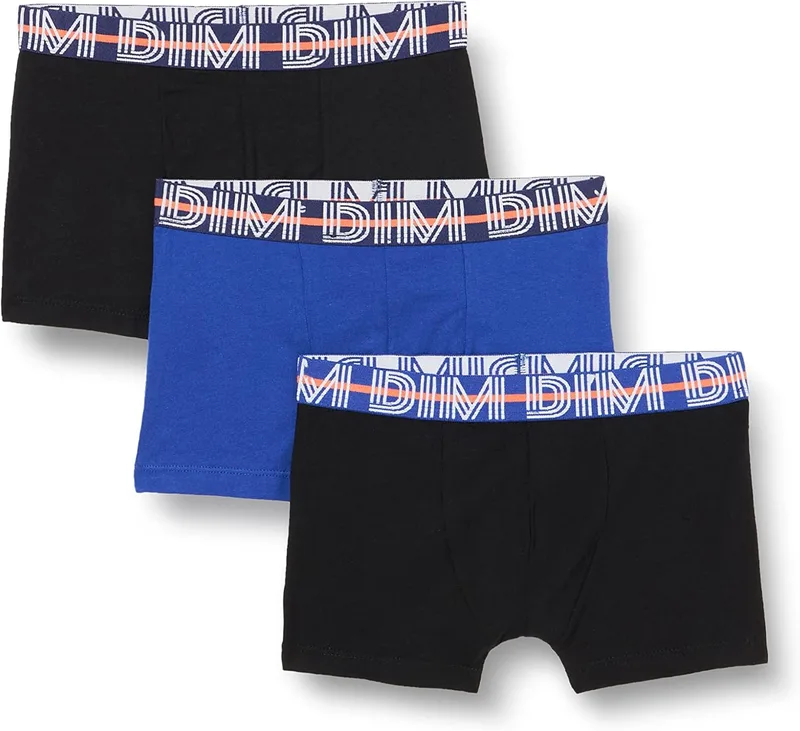 Dim ▫️ Ecodim Coton Stretch Menino X3 Boxers para Crianças
