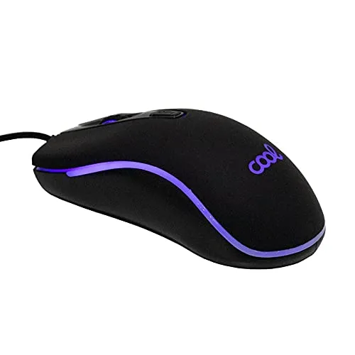 Cool ▫️ Acessórios Fixes para Smartphones e Tablets: Rato USB para Jogos (Com Iluminação) Kansas Preto 4
