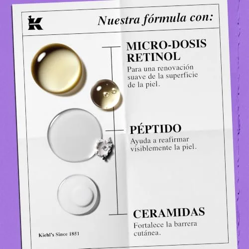 Kiehl's ▫️ Retinol Skin-Renewing Daily Micro-Dose Treatment, sérum antienvelhecimento reafirmante para uma pele uniforme e jovem, suaviza as rugas e refina a textura da pele 6