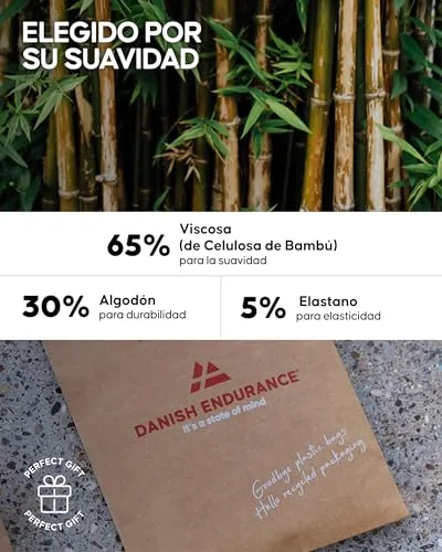 DANISH ENDURANCE ▫️ Boxers de bambu para homem, suaves e elásticos, em embalagens de 6 e 10 unidades 5