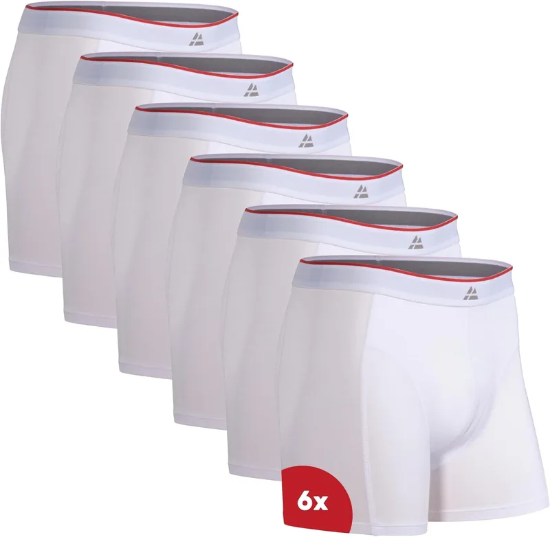DANISH ENDURANCE ▫️ Cuecas boxer para homem Cuecas boxer em bambu, com ou sem braguilha, macias e elásticas, 6 unidades - Cuecas boxer para homem, Roupa interior