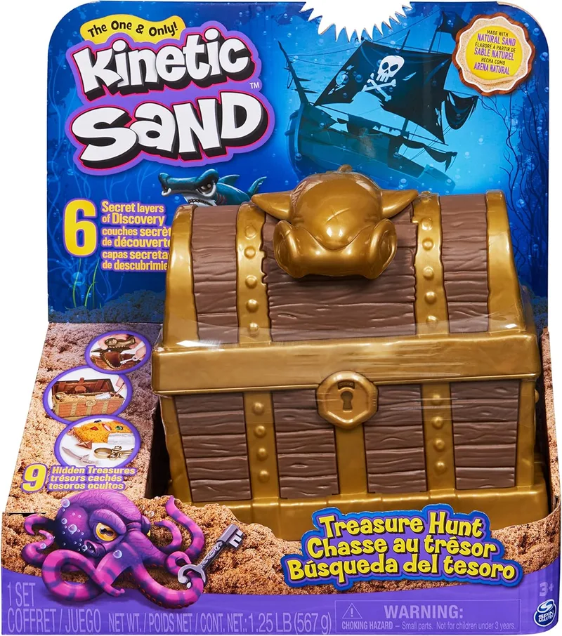 Kinetic Sand ▫️ Areia cinética 6062080 Caça ao tesouro