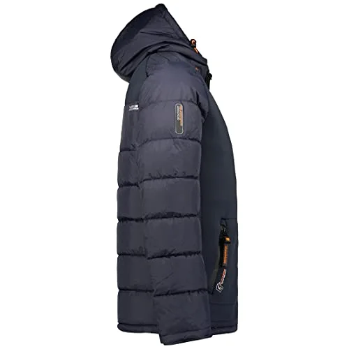 Geographical Norway ▫️ Beachwood Men - Casaco para homem resistente ao vento - Casaco acolchoado e quente - Casaco com forro impermeável no exterior 4