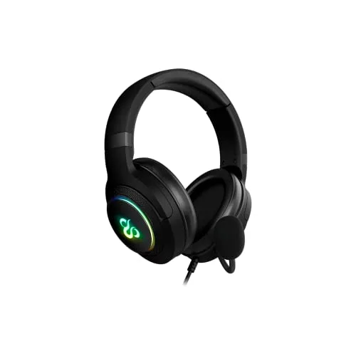 NEWSKILL ▫️ Sobek 7.1 V2 Auscultadores para jogos com som virtual 7.1 e RGB, pretos 4