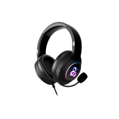 NEWSKILL ▫️ Sobek 7.1 V2 Auscultadores para jogos com som virtual 7.1 e RGB, pretos 5
