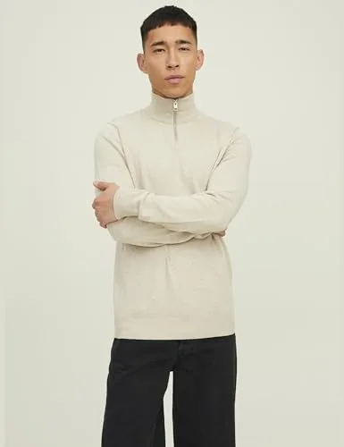 JACK & JONES ▫️ Camisola com fecho de correr até ao colo Camisola com fecho de correr até ao colo lisa 2