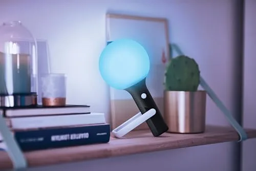 Lexon ▫️ Lâmpada LED multiposição para uso interior e exterior (Preto) 6