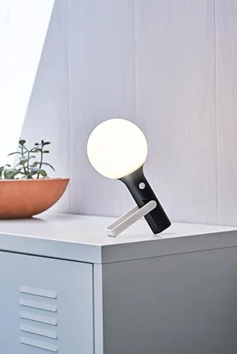 Lexon ▫️ Lâmpada LED multiposição para uso interior e exterior (Preto) 7