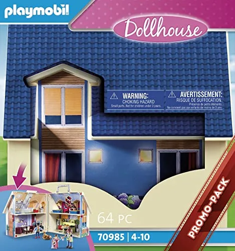 PLAYMOBIL ▫️ Dollhouse 70985 Casa de Bonecas - Mala com Pega Dobrável, Brinquedos para crianças a partir dos 4 anos 3