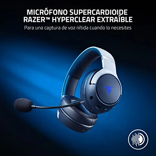 Razer ▫️ Auscultadores de gaming Kaira Pro brancos para a PlayStation 5