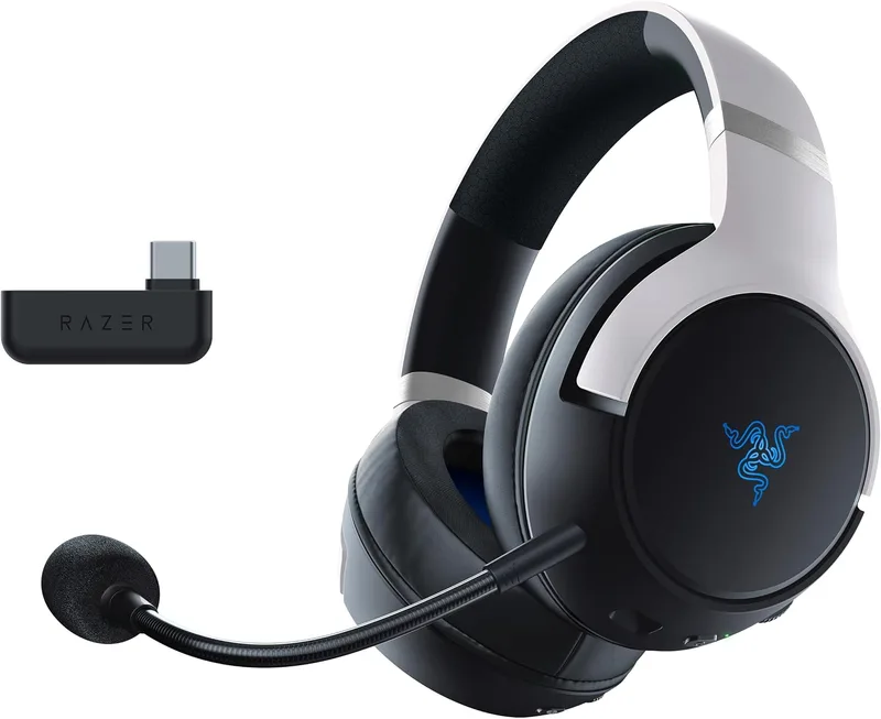 Razer ▫️ Auscultadores de gaming Kaira Pro brancos para a PlayStation