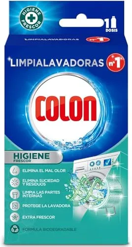 Colon ▫️ Limpialavadoras Higiene - Limpa a máquina de lavar roupa e elimina os maus odores, x4 Higiene, 4 unidades 2