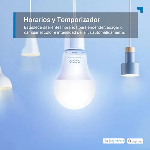 Tapo ▫️ L520E – Lâmpada inteligente Wi-Fi, Branco Neutro 4000K, 8,7 W / 806 lm, E27 5