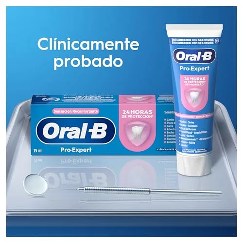 Oral-B ▫️ Pasta de dentes Pro-Expert para dentes sensíveis e branqueamento, embalagem de 12 x 75 ml 4