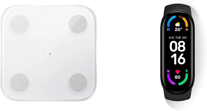 XIAOMI ▫️ Mi Smart Band 6 e Balança