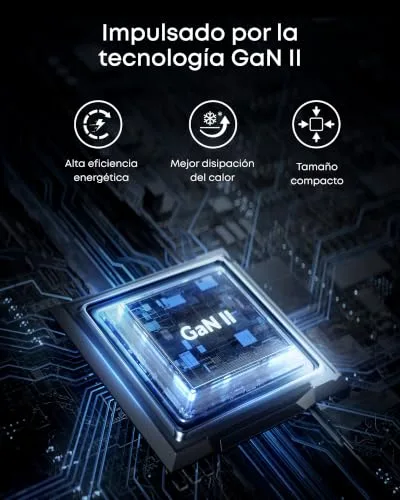 Anker ▫️ Carregador Nano II de carregamento rápido USB-C de 65 W com 3 portas PPS 5