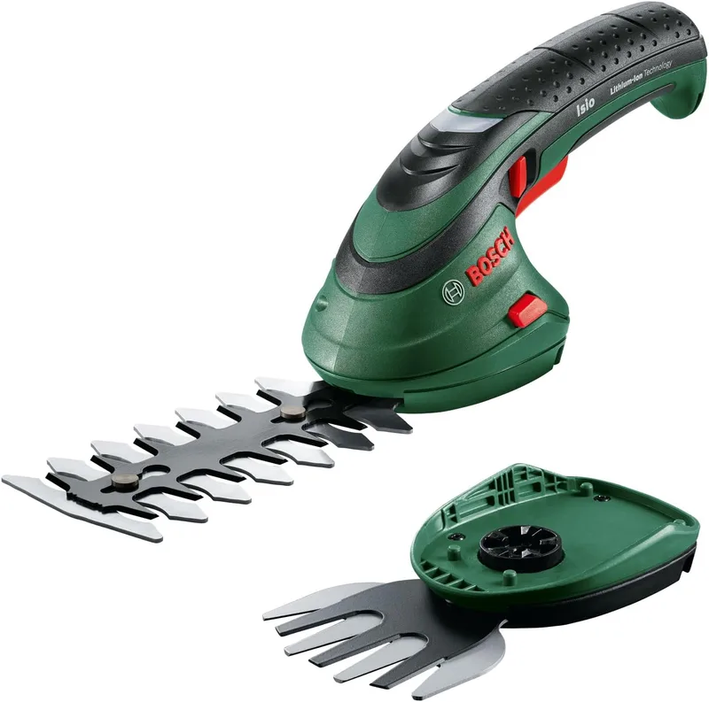 Bosch ▫️ Conjunto de tesouras para cortar relva a bateria Isio