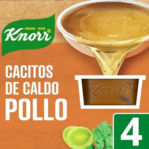 Knorr ▫️ Cubos de caldo de galinha, 112 g, embalagem de 8 4