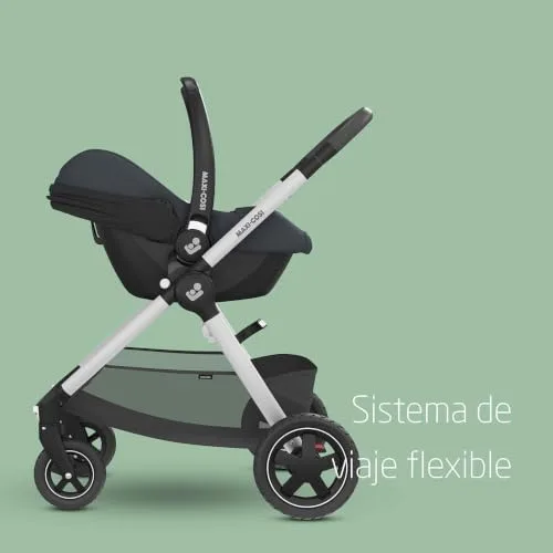 Maxi-Cosi ▫️ CabrioFix i-Size, cadeira auto para bebé, 0-12 meses, máx. 12 kg, cadeira auto leve para recém-nascidos (3,2 kg), Capota Grande, Assento Acolchoado, Compatível com os Carrinhos de Bebé Essential Graphite 4