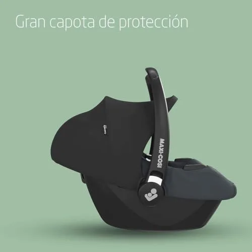 Maxi-Cosi ▫️ CabrioFix i-Size, cadeira auto para bebé, 0-12 meses, máx. 12 kg, cadeira auto leve para recém-nascidos (3,2 kg), Capota Grande, Assento Acolchoado, Compatível com os Carrinhos de Bebé Essential Graphite 5