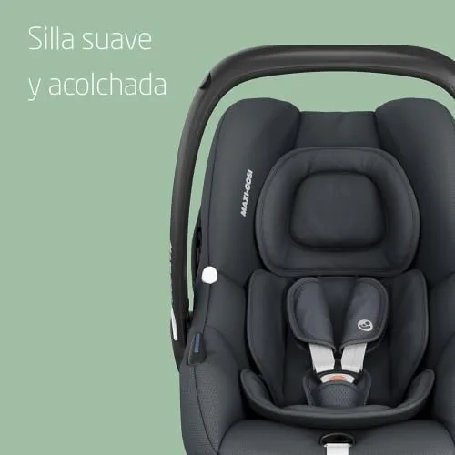 Maxi-Cosi ▫️ CabrioFix i-Size, cadeira auto para bebé, 0-12 meses, máx. 12 kg, cadeira auto leve para recém-nascidos (3,2 kg), Capota Grande, Assento Acolchoado, Compatível com os Carrinhos de Bebé Essential Graphite 6