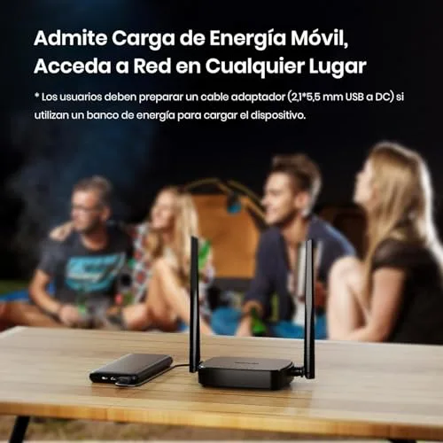 Tenda ▫️ Router 4G SIM (4G03 Pro), Wi-Fi móvel 3G/4G, banda sem fios de 2,4 GHz com Wi-Fi a 300 Mbps, LTE CAT4 a 150 Mbps, antena externa 2x4 dBi, Porta LAN/WAN Fast Ethernet, cartão Nano SIM, Plug and Play 5