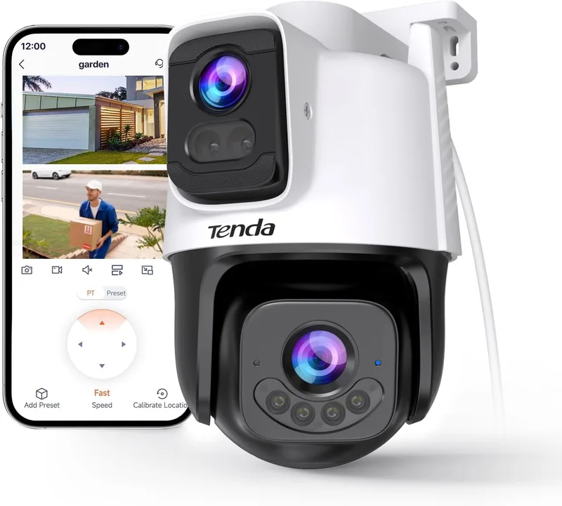 Tenda ▫️ Câmara de vigilância WiFi para exterior de 6 MP