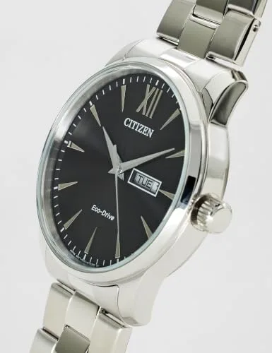 Citizen ▫️ Eco-Drive - Relógio de pulso analógico para homem 4