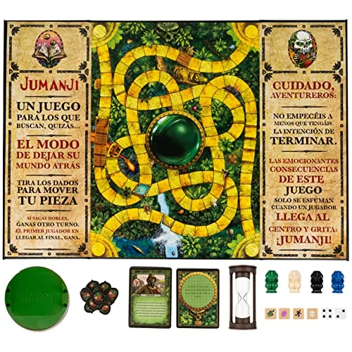 Spin Master Games ▫️ Jumanji Jogo de Mesa Familiar para 2 a 4 jogadores, a partir dos 8 anos 4