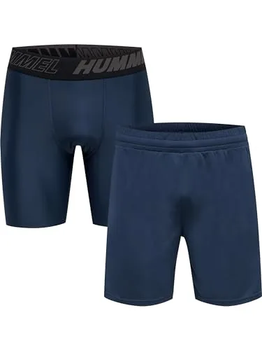 hummel ▫️ Conjunto de calções Hmlte Topaz, embalagem de 2 peças - Conjunto de calções para homem 4