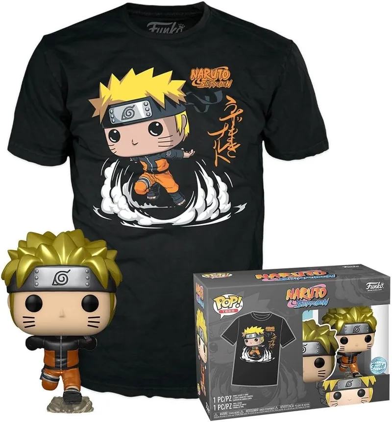 Funko ▫️ Pop! & tee: Naruto Run - Naruto Run Run Run