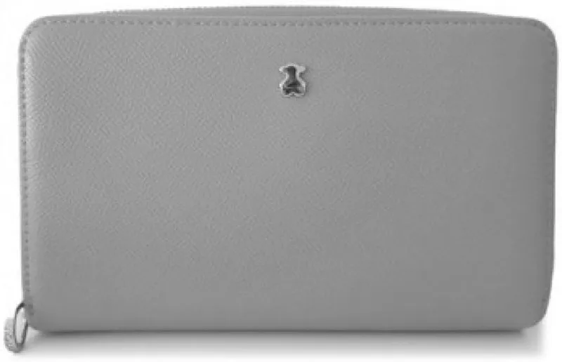 TOUS ▫️ New Dubai Medium Wallet 295900991 Prata