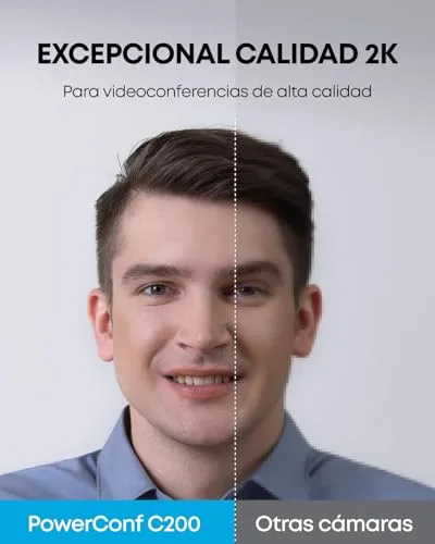 Anker ▫️ Câmara web USB 2K AnkerWork PowerConf C200 para computador portátil 2
