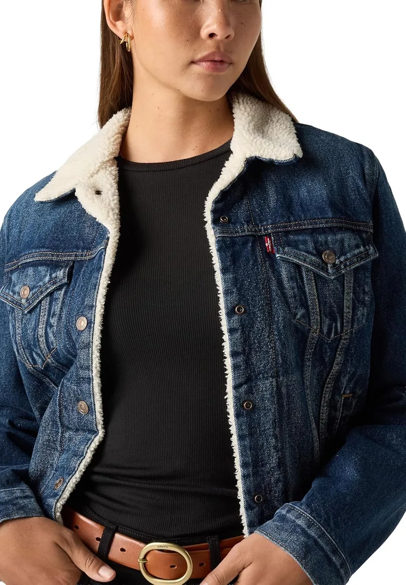 Levi's ▫️ Casaco Original Sherpa Trucker para mulher
