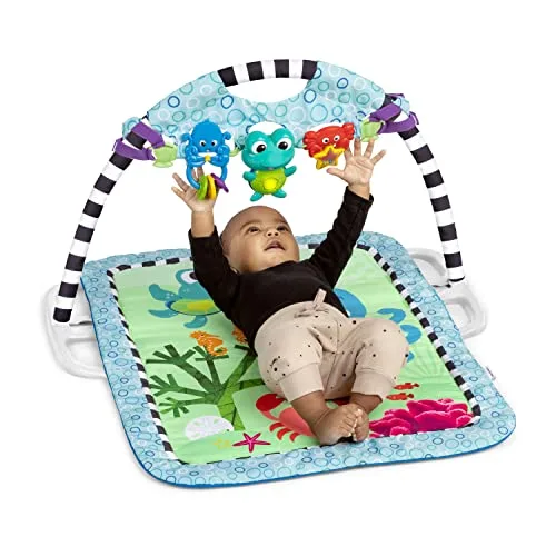 Baby Einstein ▫️ Ginásio de Atividades 3 em 1 e Barra de Brinquedos Desmontável «Neptune's Discovery Reef» 2