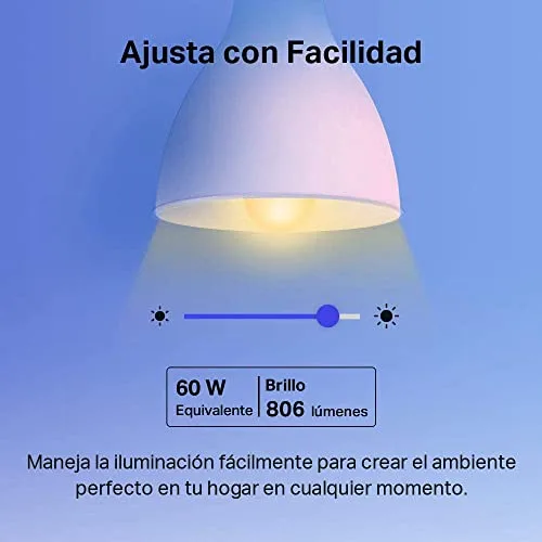 Tapo ▫️ L530E (conjunto de 4) - Lâmpada inteligente Wi-Fi, RGB multicolorida, 806 lm, E27 3