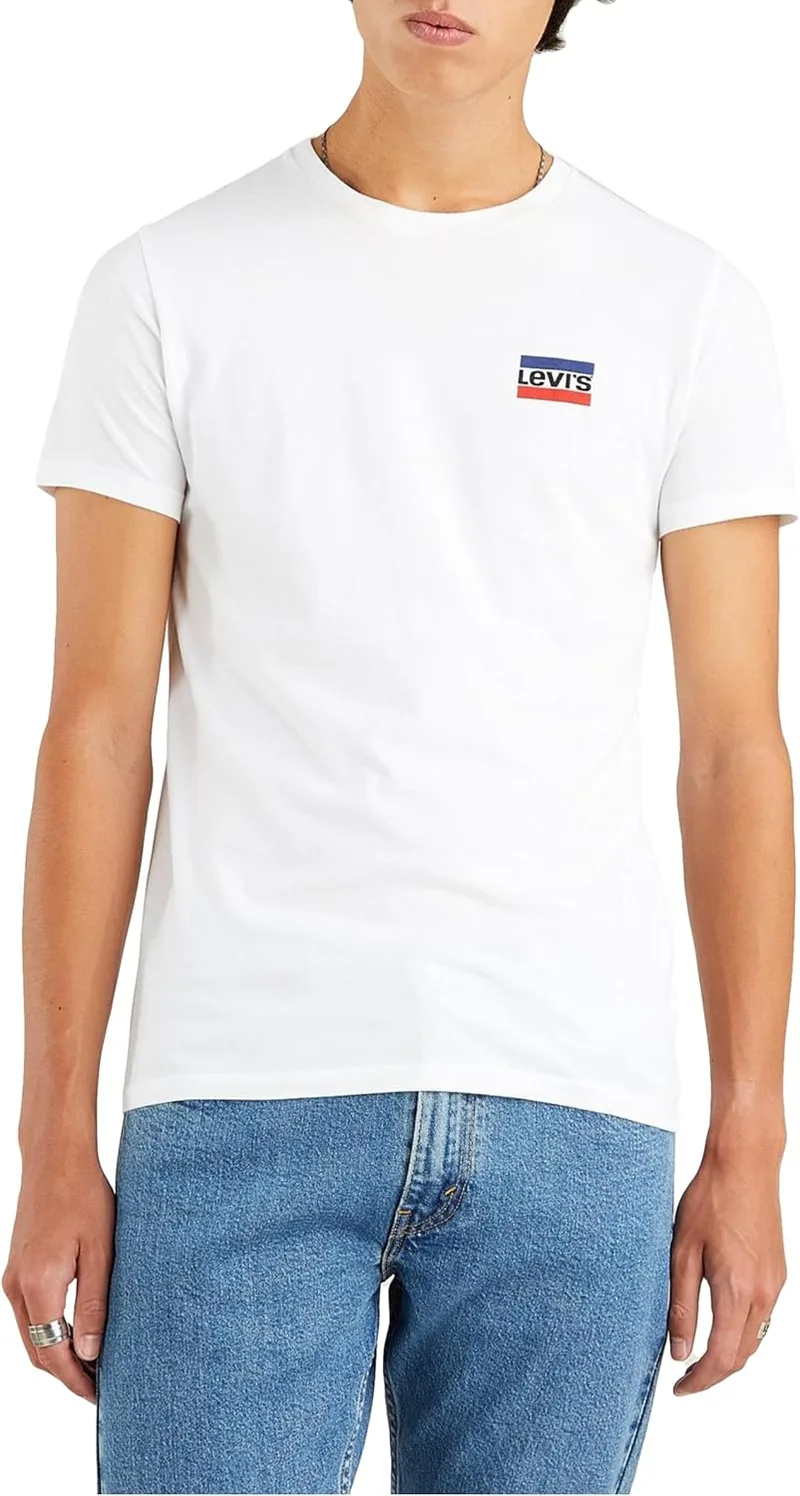 Levi's ▫️ Conjunto de 2 camisolas com gola redonda e estampado para homem