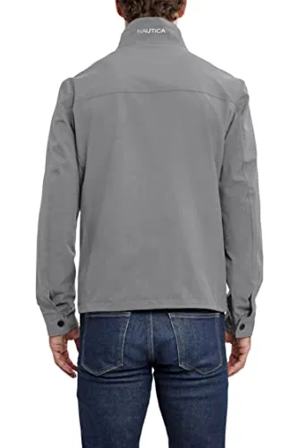 Nautica ▫️ Casaco leve à prova de vento elástico, desportivo, para atividades ao ar livre, com fecho completo, estilo bomber, para golfe, para homem 3